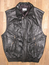 Herren- LEDERWESTE / Outdoor-