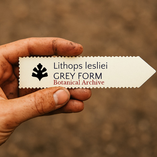 Lithops lesliei grey form - lithops,