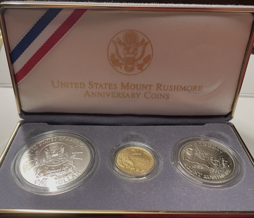 Usa rushmore coin set gold - coin,