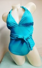 C&A Neckholder Badeanzug Gr.40 Cup B vorne  komplett gefüttert hoher Rücken