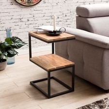 FineBuy Beistelltisch S Form