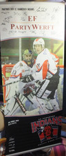 EC Hannover Indians Werbebanner aus der Saison 2011/12  Original Unterschriften