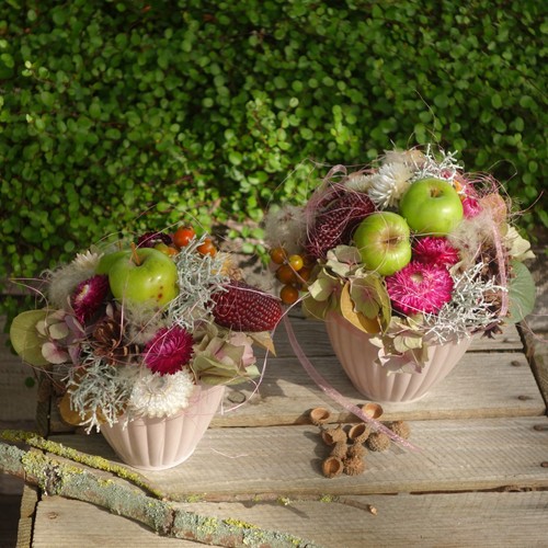 Tischdekoration herbst 2er set - 2er,