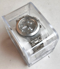 SWATCH+IRONY DIAPHANE CHRONO+SVCK4038G FULL BLOODED SILVER+ALL SILVER+NEU/NEW