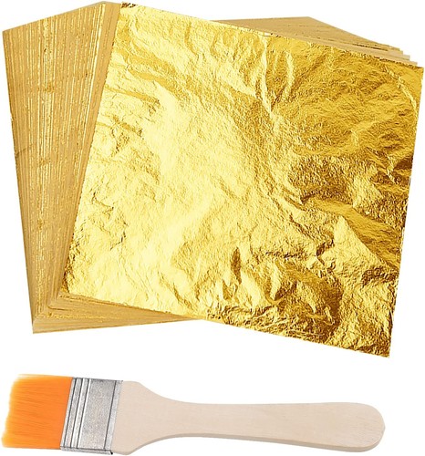 100 blatt blattgold imitation - 100,