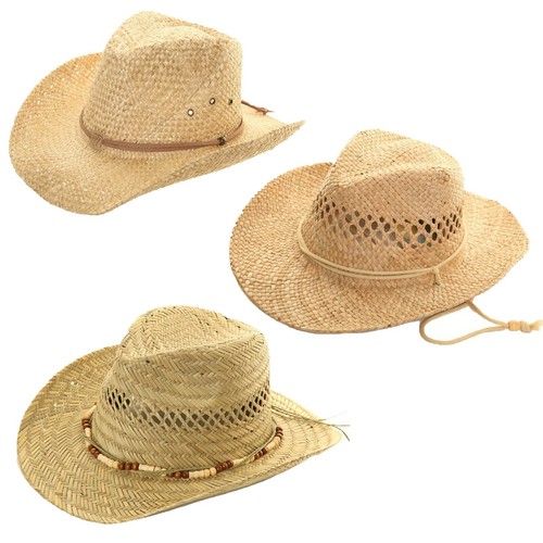 Stroh cowboy hut sommer - cowboy,