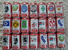 21 Stück alte "Coca Cola" Dosen, Fußball verschiedene Dosen,  Sammeldosen  #142
