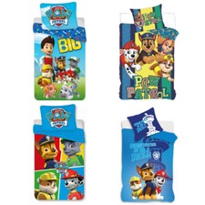 Paw Patrol Bettwäsche 2 tlg. Garnitur in 4 Varianten Decke Kissen 100x135 cm