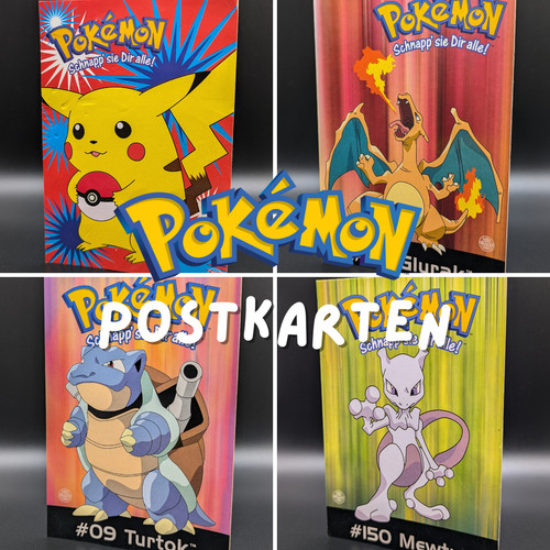 Pokemon postkarten große - pokemon,