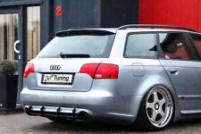 Gefräster Heckansatz Diffusor aus ABS passend für Audi A4 B7 mit S-Line Duplex