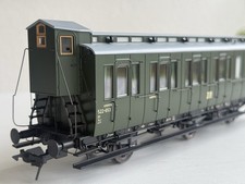 Lenz Spur0 41170-01,  Preußischer Abteilwagen 2.Kl. mit Bremserhaus, DR