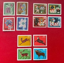 Lot 008: Briefmarken, Bund, postfrisch, Wohlfahrtsmarken, 3 komplette Sätze