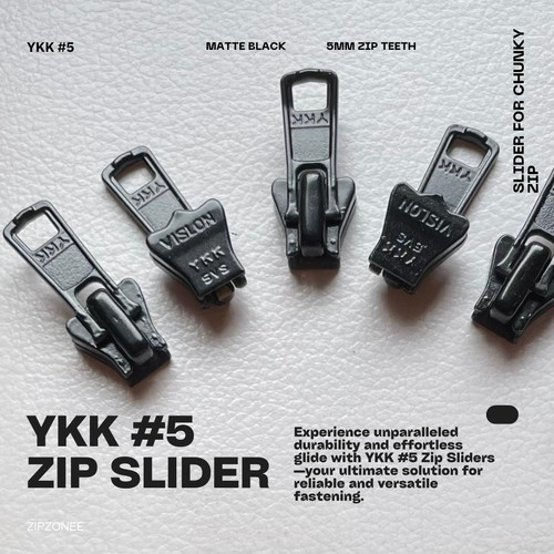 Ykk chunky zip slider matt - ykk,