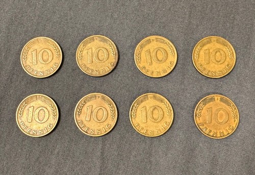 Brd deutschland pfennig - 10,
