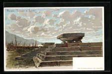 Antike, Pompei, Tempio d´ Ercole, Ansichtskarte 