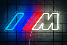 BMW M Logo Auto-Neonlicht für