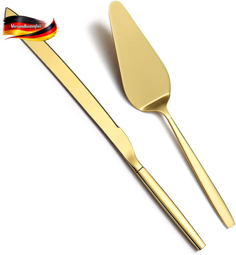 Goldenes tortenheber set - goldenes,