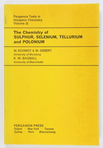 The chemistry sulphur - chemistry,