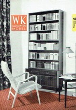 WK Sozialwerk Möbel Prospekt Mahagoni Schrankwand WKS 6 Levsen Wohnkultur Berlin