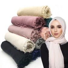 Muslim crinkle hijab schal - crinkle,