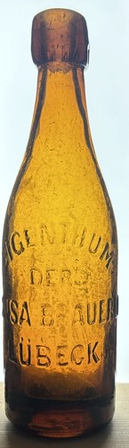 Alte bierflasche hansa - l,