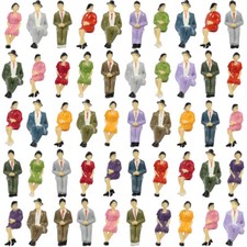 48Stk. Modell Sitzende Figuren