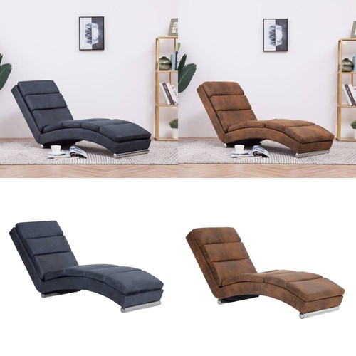 Chaiselongue wildleder optik - chaiselongue, wildleder-optik