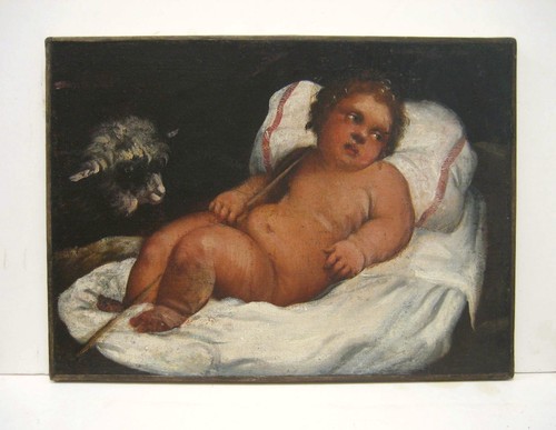 Caravaggionist ölbild - 17.jh.,