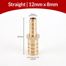 Gerade Reduzier Schlauchtülle Schlauchverbinder Reduktion Schlauchnippel Messing