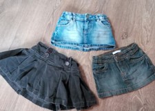 3x Rock Mädchen Röcke paket 68 - 74 Jeans/Kord Holland Rocke