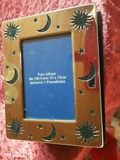 Fotobuch+Andenken mit Metallrahmen + Mond Sterne+100 Bilder+10x15 cm +TOP