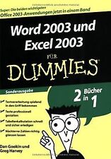 Word 2003 und Excel 2003 für Dummies: Sonderausgabe von ... | Buch | Zustand gut