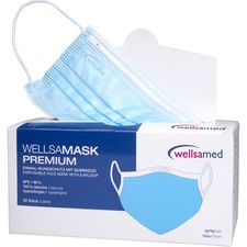 wellsamask Mundschutz Blau Typ