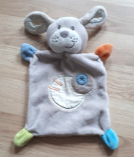 * Nicotoy * Schmuse-, Kuscheltuch * Hund  hellgrau  * neuwertig!!