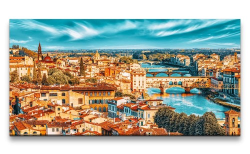 120x60cm leinwandbild florenz - 120x60cm,