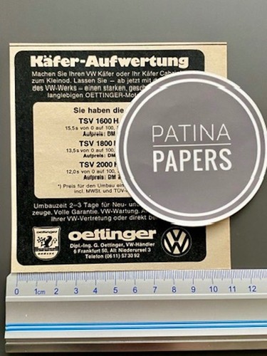 1974 oettinger käfer - vw,