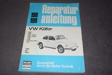 Reparaturanleitung Reparaturhandbuch  VW Käfer / Karmann Ghia / Typ 181 sehr gut