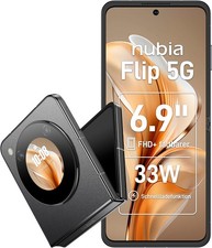 NUBIA Smartphone Flip 5G 6,9Zoll 50MP 256GB NFC WLAN Bluetooth schwarz B-WARE