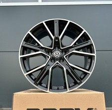 18 Zoll Felgen WH34 schwarz poliert für VW Passat B6 B7 B8 B9 3C CJ GTE R-Line