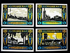 Gemeinde Hohndorf  4 x Notgeld