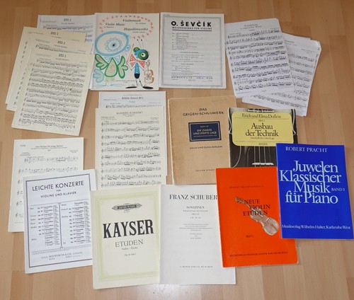 Großes konvolut noten - konvolut, an