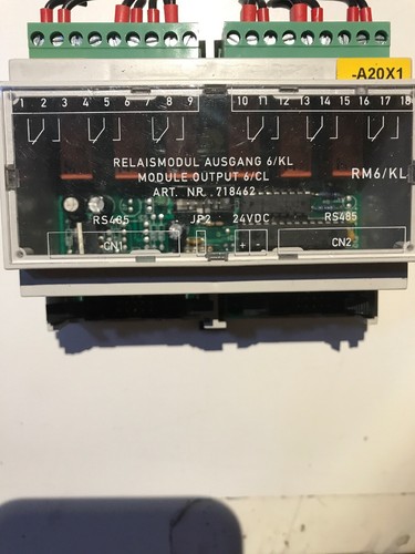 Relaismodul ausgang kl - relaismodul, 6/kl