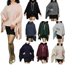 Glamexx24 Damen Strick Poncho