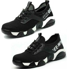 Herren Damen Turnschuhe Leicht Arbeitsschuhe S3 Sicherheitsschuhe Mit Stahlkappe