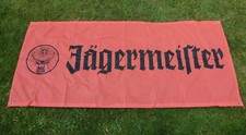 Jägermeister Banner orange/schwarz mit Logo und Schriftzug ca. 180 x 80 cm NEU 