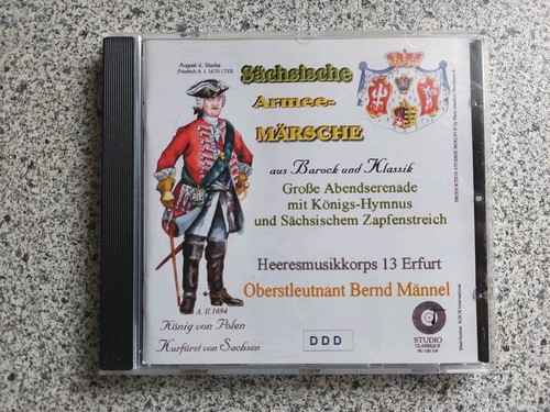 Sächsische armee märsche - cd,