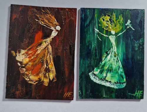 Aceo original ölgemälde - aceo,