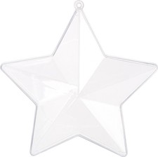 Acrylkugel Stern teilbar mit