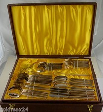 WIRTHS Besteck / 100er Silberauflage / Solingen / mit Fischbesteck / unvollst.