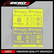 HUSQVARNA AUFKLEBER, MOTOCROSS